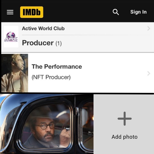 Active World Club Named as “NFT Producer” for the film “The Performance”